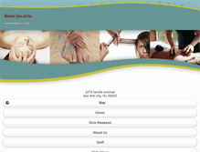 Tablet Screenshot of elementssalonandspasic.com